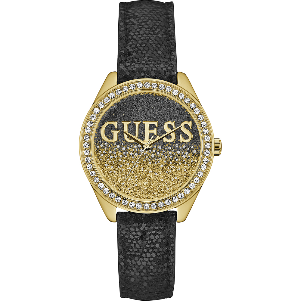 Guess Watch Time 3 hands Glitter Girl W0823L6