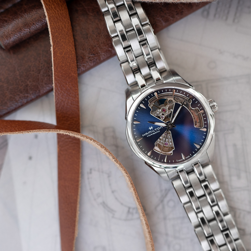 Orologio Hamilton Jazzmaster H32215141 Jazzmaster Open Heart • EAN:  7630458800063 • Orologio.it