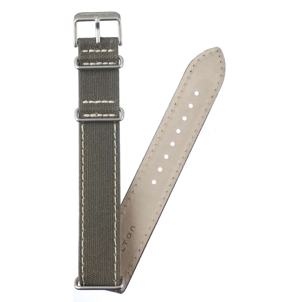 Cinturino Hamilton H694.775.103 Khaki Navy • Rivenditore ufficiale •  Orologio.it