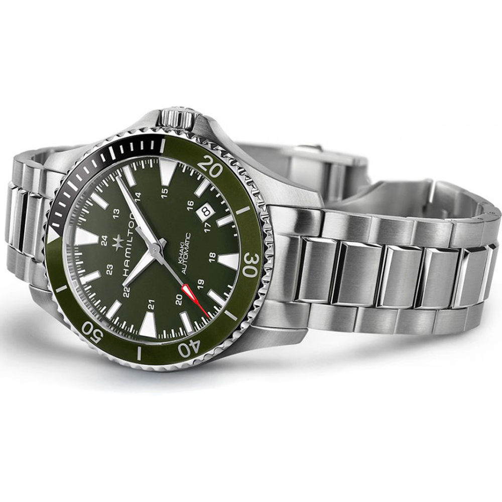 Orologio Hamilton Khaki H82375161 Khaki Navy Scuba • EAN: 7640167049936 •  Orologio.it