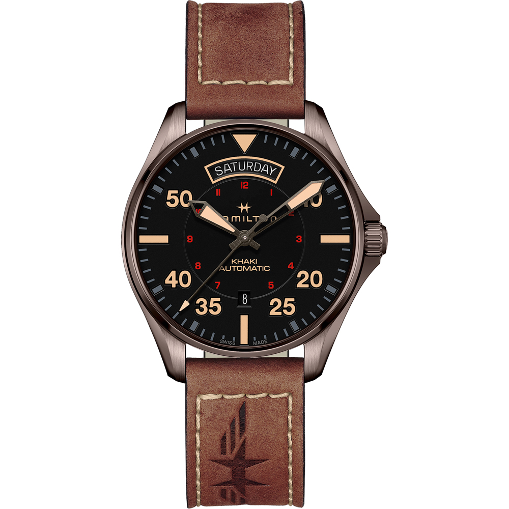 Orologio Hamilton Aviation H64605531 Khaki Pilot