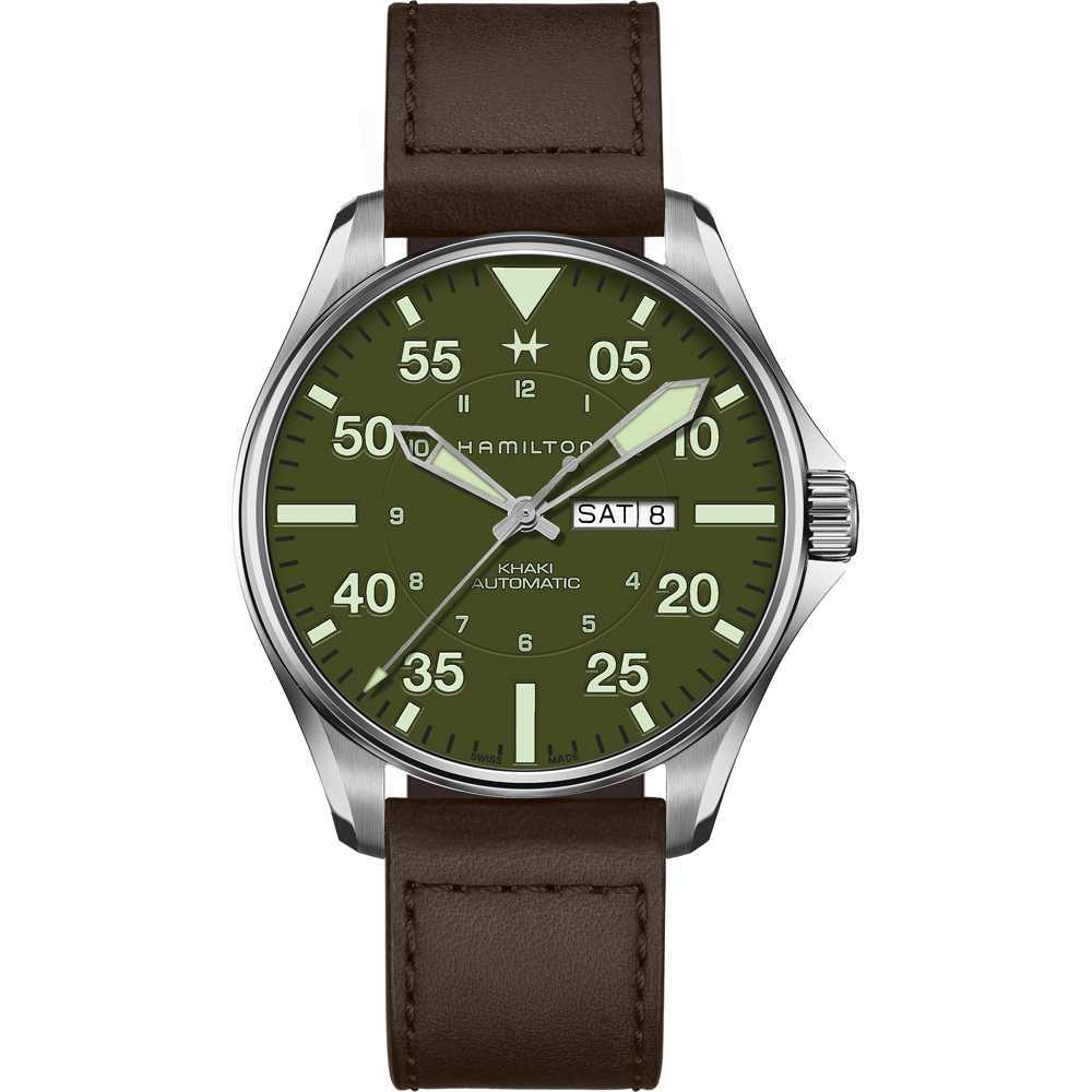 orologio Hamilton Aviation H64735561 Khaki Pilot Schott NYC