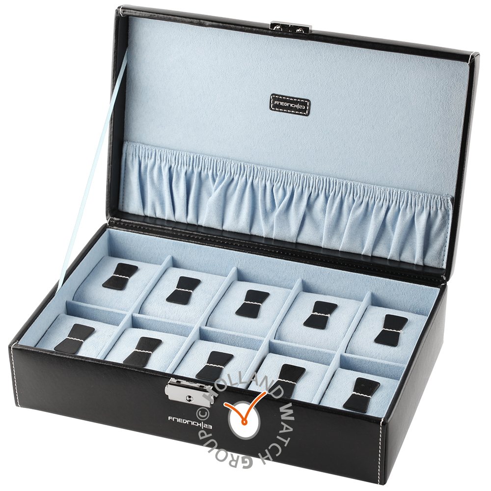 Scatola porta-orologi HWG Accessories bond-10-black2 Watch storage box