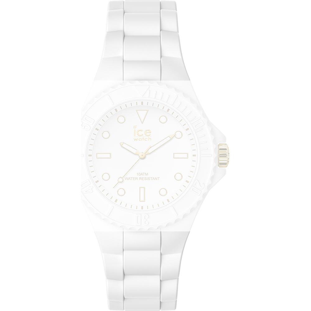 Cinturino Ice-Watch 019267 019140 Generation White Gold
