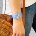 Blue silicone watch with sunray dial - Size Small Collezione Primavera / Estate Ice-Watch
