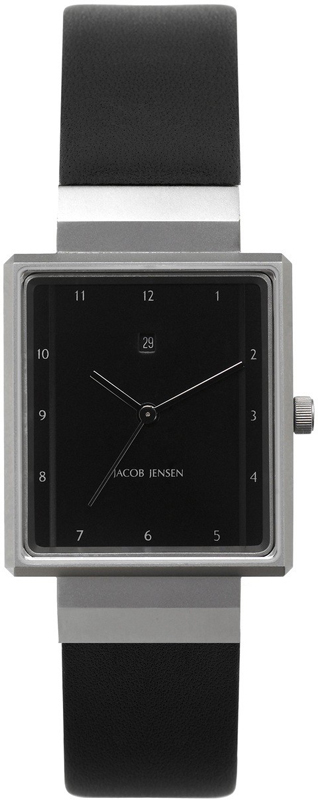 Jacob Jensen Watch Time 3 hands 875 Dimension Rectangular JJ875