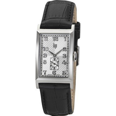 Orologio Donna Lip Churchill T13 - Cassa Rettangolare 13mm, Maglia Milanese, Movimento Quarzo, Fatto In Francia