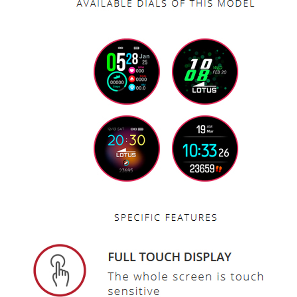 lotus smartwatch 50001
