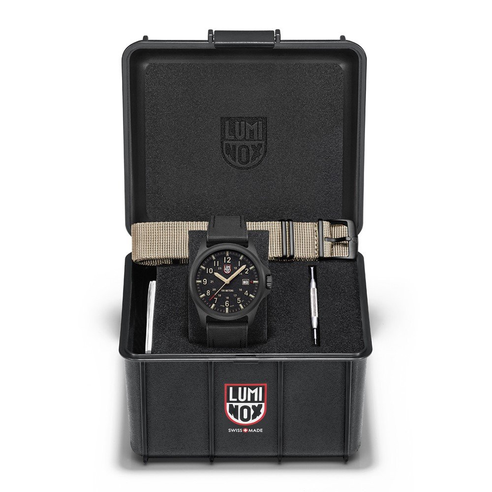 Luminox Orologio Automatico Commando Raider XL.3337 – Cassa 42mm, Vetro Zaffiro, Cinturino Gomma Verde - 3