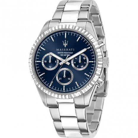 Maserati Competizione Orologio Uomo Automatico – Quadrante Blu, Vetro Zaffiro, Acciaio – R8823100001 - 4