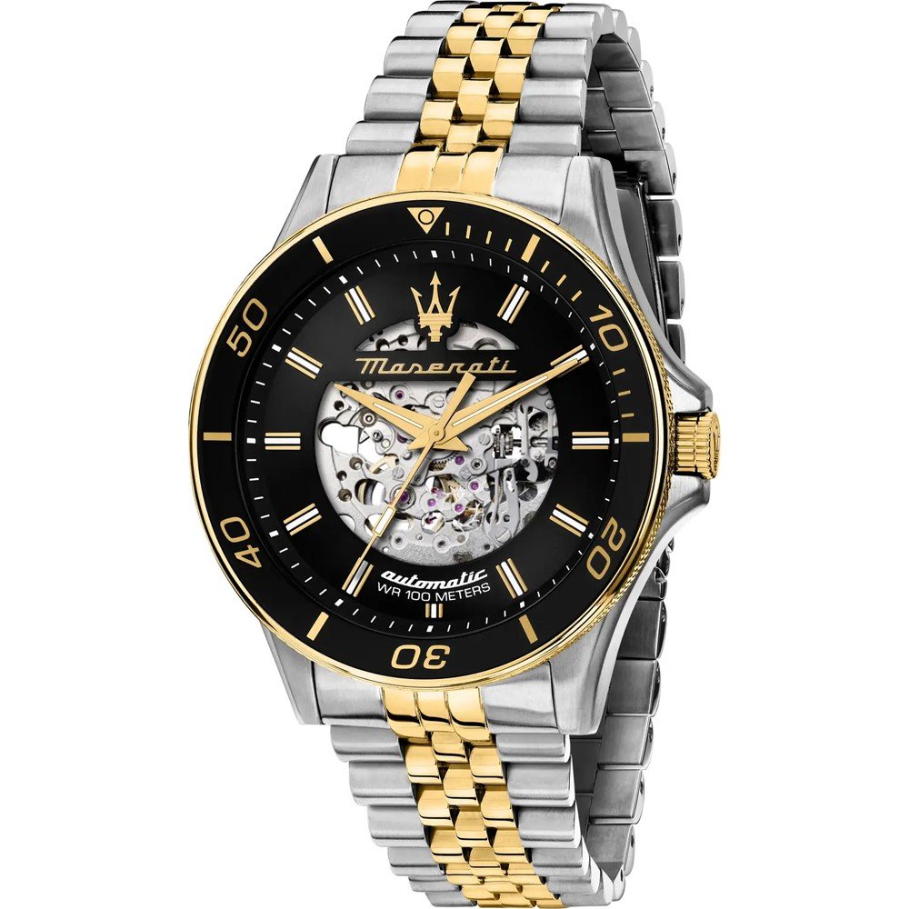 Maserati Orologio Uomo Collezione Sfida R8853140001 – Acciaio, Cronografo 44mm, Data, Vetro Minerale