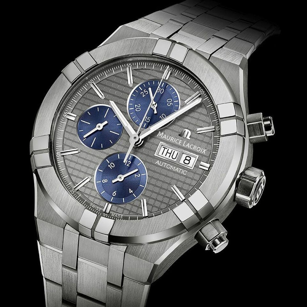 Orologio Maurice Lacroix Aikon AI6038-TT032-330-1 Aikon Automatic  chronograph • EAN: 7630020611202 • Orologio.it