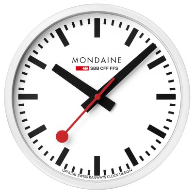 Orologio Mondaine Railways A990.CLOCK.10SBB Wall Clock 25 cm
