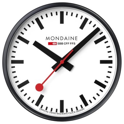 Orologio Mondaine Railways A990.CLOCK.12SBB Wall Clock 25 cm