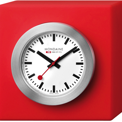 Clock Mondaine A660.30318.84SBC Desk Cube