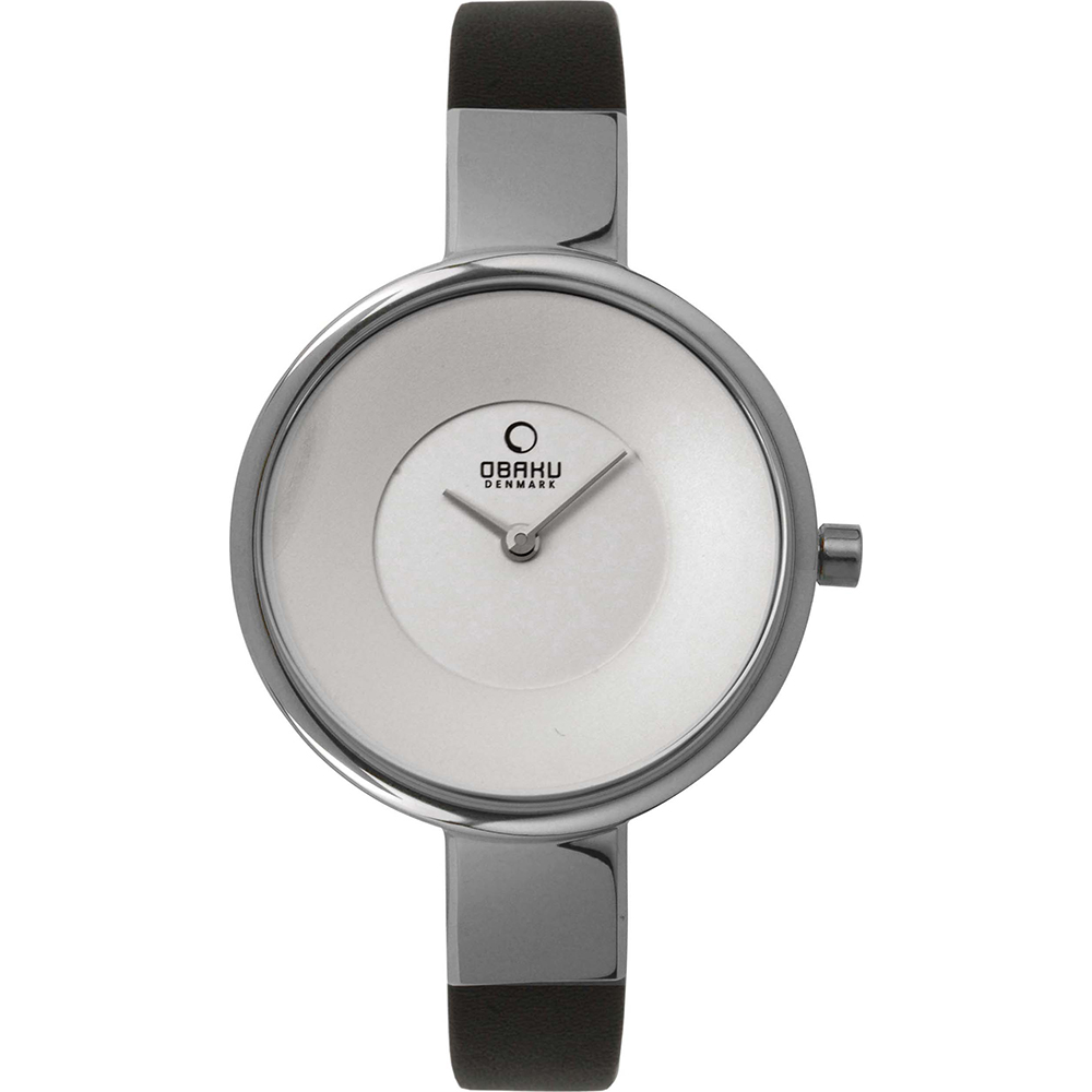 Obaku Watch Time 2 Hands Sol V149LCIRB