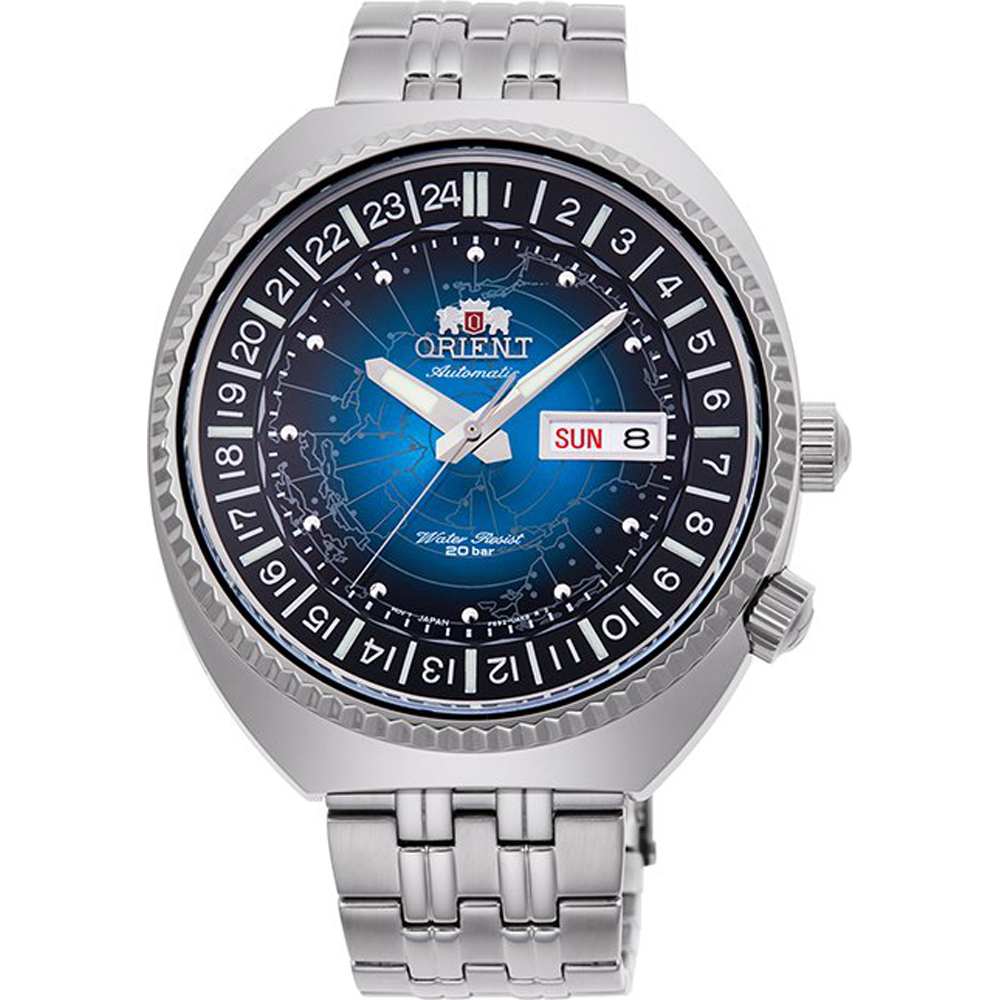 Orologio Orient Automatico RA-AA0E03L09C World Map Revival • EAN:  4942715027650 • Orologio.it