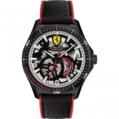 Scuderia Ferrari Pilota Evo Skeleton orologio