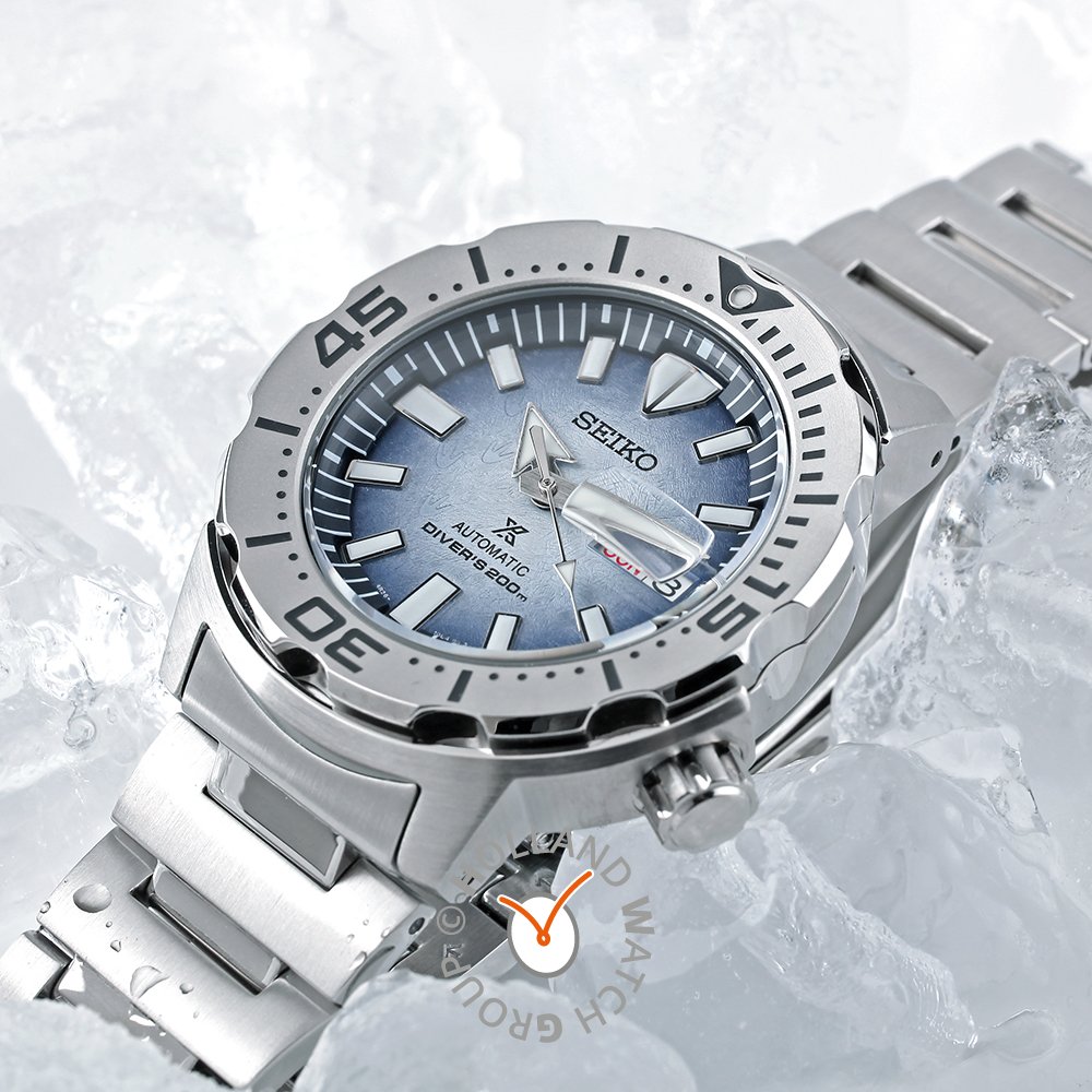 Orologio Seiko Prospex SRPG57K1 Prospex - Antarctica Monster ʻSave the  Oceanʼ • EAN: 4954628241740 • Orologio.it