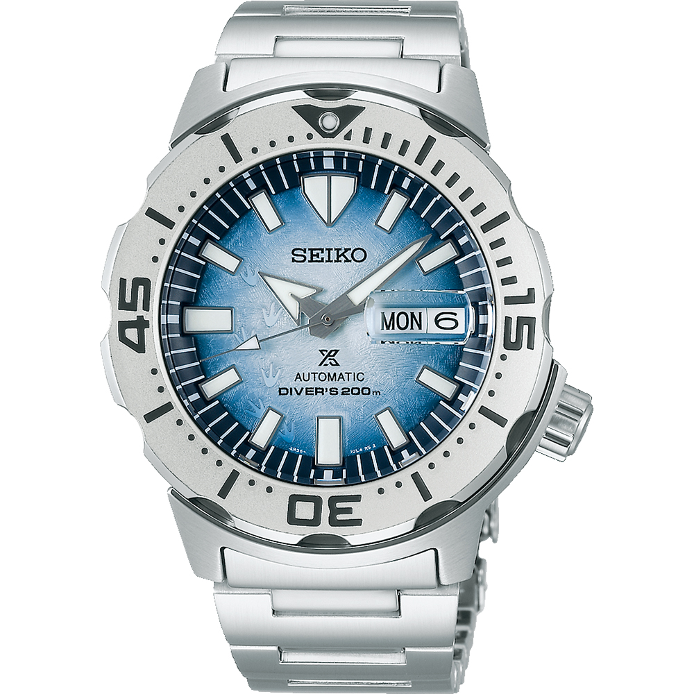Orologio Seiko Prospex SRPG57K1 Prospex - Antarctica Monster ʻSave the  Oceanʼ • EAN: 4954628241740 • Orologio.it