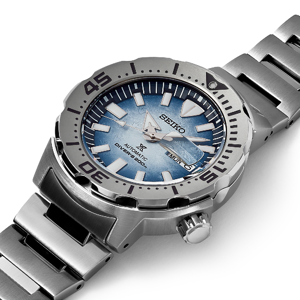 Orologio Seiko Prospex SRPG57K1 Prospex - Antarctica Monster ʻSave the  Oceanʼ • EAN: 4954628241740 • Orologio.it