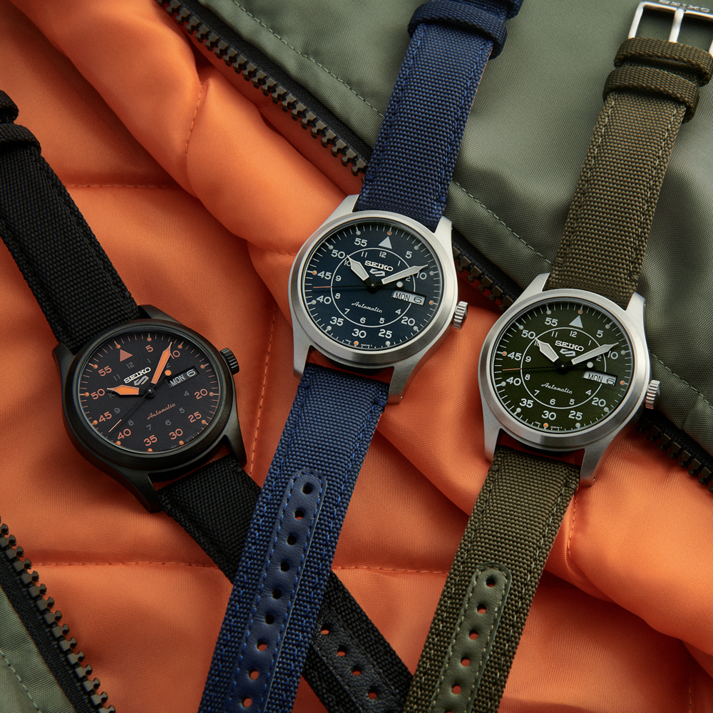 Orologio Seiko 5 Sports SRPH29K1 Seiko 5 - ʻFliegerʼ • EAN: 4954628243591 •  Orologio.it