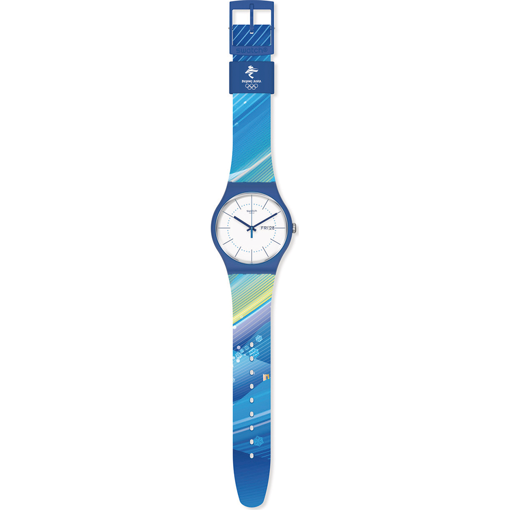 Orologio Swatch Specials and Limited Editions SO29Z700 2022 Olympic  Collection - Chinese winter scenery • EAN: 7610522846029 • Orologio.it