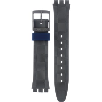 Cinturino Swatch Plastic - Originals Medium (34mm) /Access/Solar/Musicall/Stop - G/SK/SL/SR/SS/SO28 ASO28M701 Tile Dial
