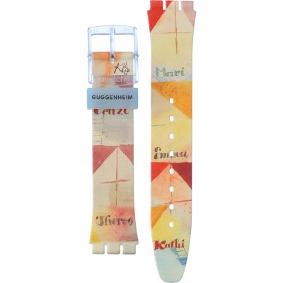 Cinturino Swatch Plastic - Originals Medium (34mm) /Access/Solar/Musicall/Stop - G/SK/SL/SR/SS/SO28 ASO28Z703 Klee's Bavarian Don Giovanni