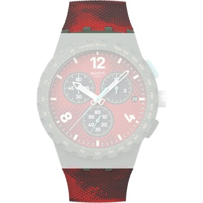 Cinturino Swatch ASUSG410 Crimsonfoliage