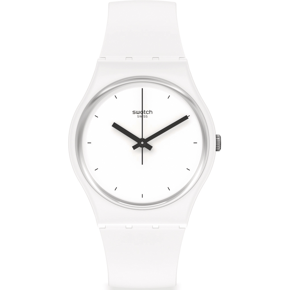 Orologio Swatch Standard Gents SO31W100 Think Time White