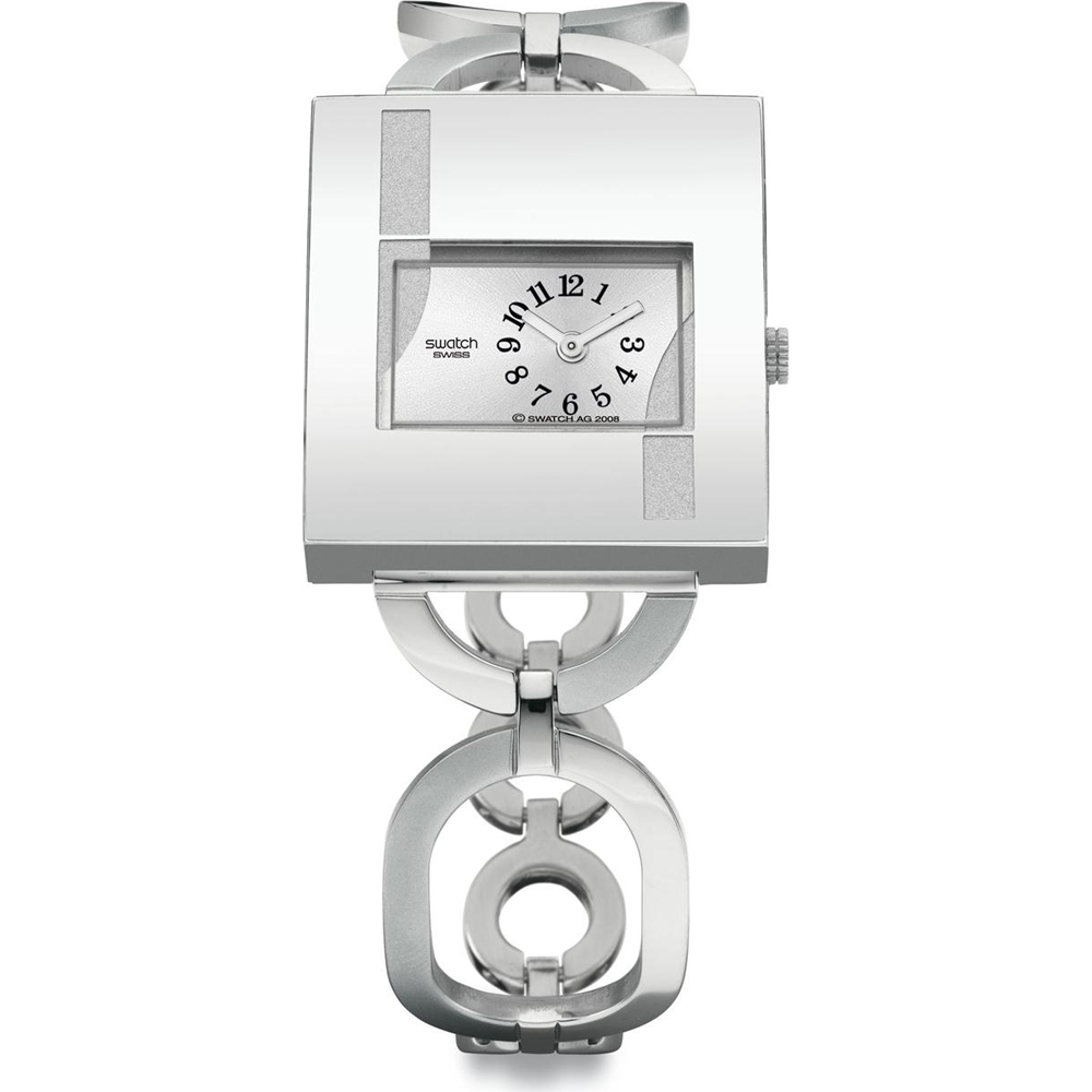 Orologio Swatch Lady Square YUS122G Chain Me On