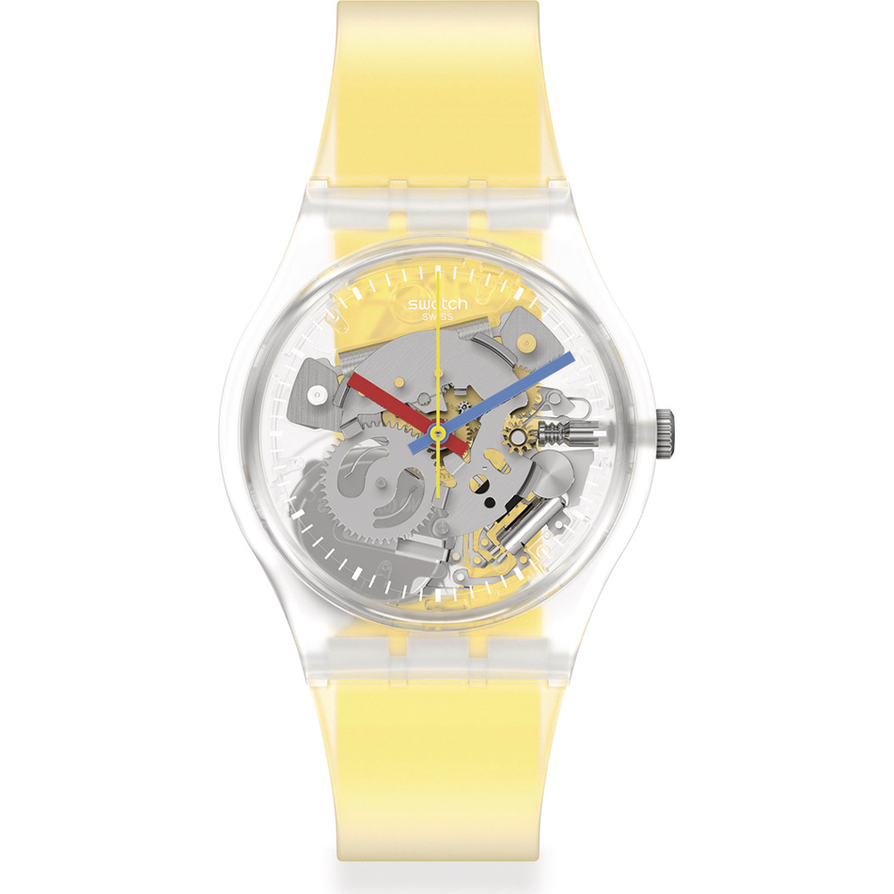 Orologio Swatch Standard Gents GE291 Clearly Yellow Striped