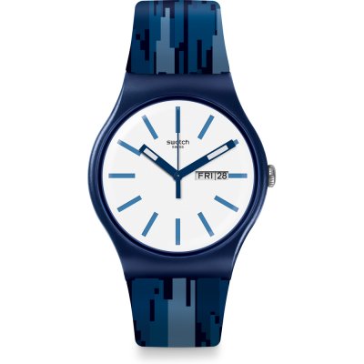 Orologio Swatch Originals Large (41mm) SUON712 Fiammablu