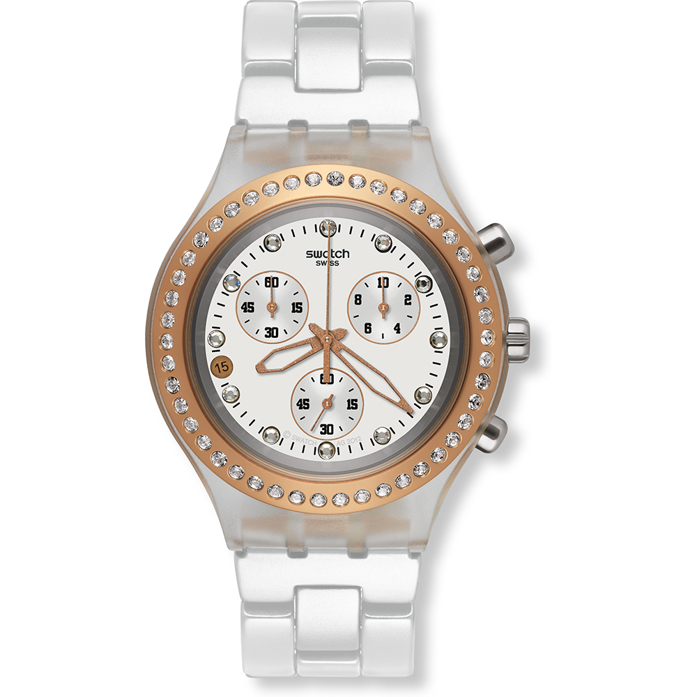 Orologio Swatch Chrono SVCK4067AG Full-Blooded Rose Gold