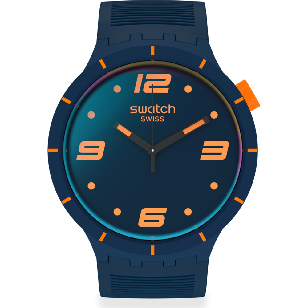 Orologio Swatch Big Bold SO27N110 Futuristic Blue
