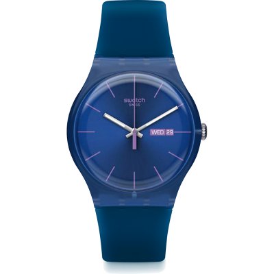 Orologio Swatch Originals Large (41mm) SUON701C Hypo Noe (Dark Blue Rebel)