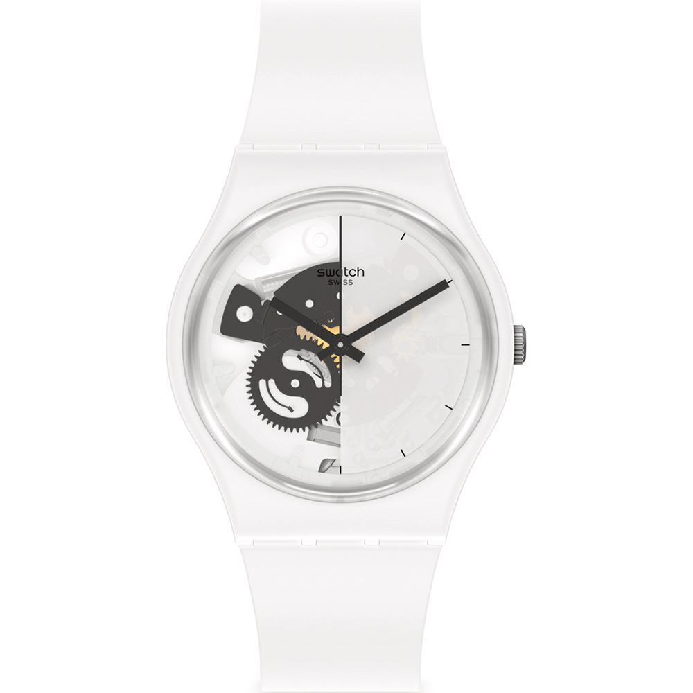 Orologio Swatch Standard Gents SO31W101 Live Time White