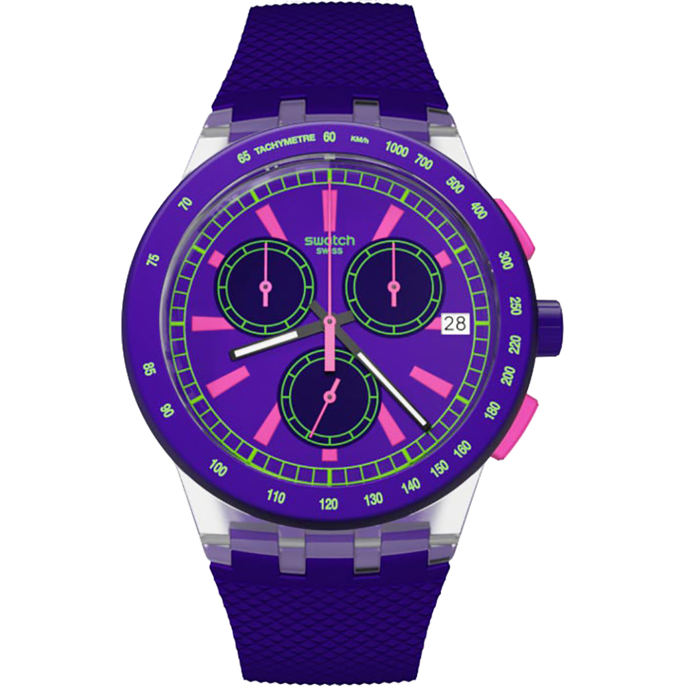 Orologio Swatch New Chrono Plastic SUSK400 Purp-Lol