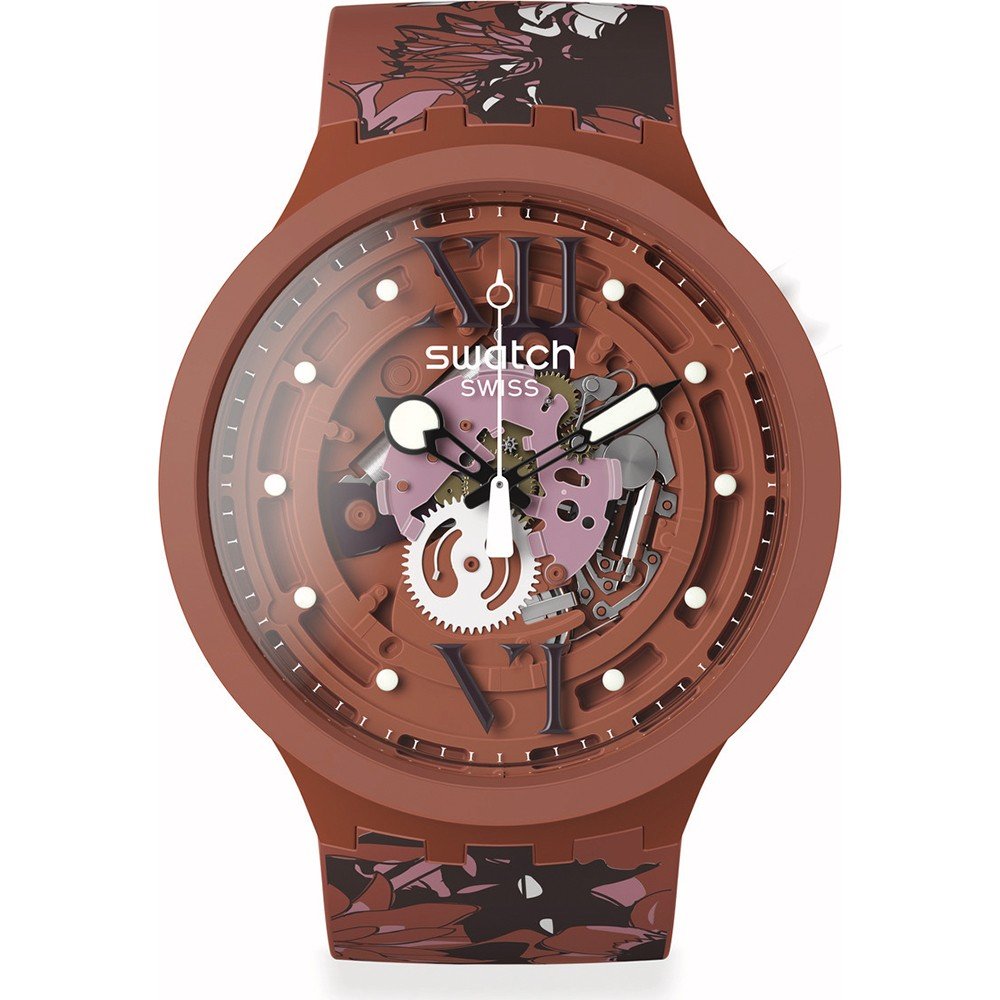 Orologio Swatch Big Bold SB05C100 Camoflower Cotton