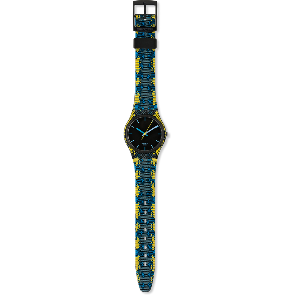 Orologio Swatch Standard Gents GB254 Snaky Blue