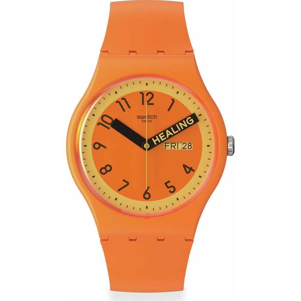 Orologio Swatch NewGent SO29O700 Proudly Orange
