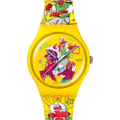 Orologio Swatch Originals Large (41mm) SO29Z157 Blow Away