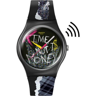 Orologio Swatch Originals Large (41mm) SO32B122-5300 Blank Check