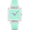 Orologio Swatch What If - Square SO38K702 What If... Jelly see thru mint?