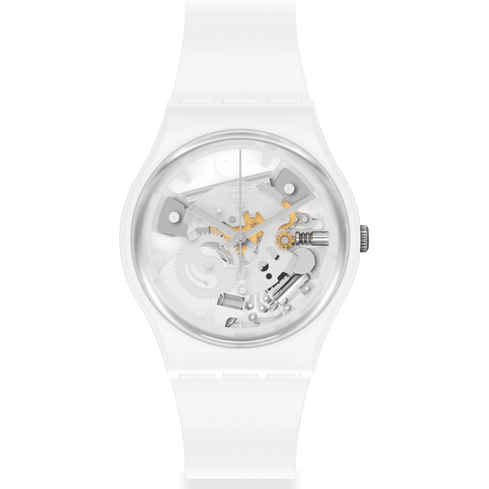 Orologio Swatch Standard Gents SO31W102 Spot Time White