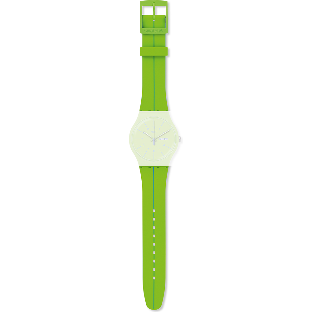 Cinturino Swatch ASUOG707 Verde Azul • Rivenditore ufficiale • Orologio.it