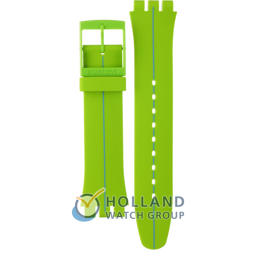 Cinturino Swatch ASUOG707 Verde Azul • Rivenditore ufficiale • Orologio.it