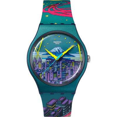 Orologio Swatch Originals Large (41mm) SUOZ374 Destination Tokyo - Expressway to the future