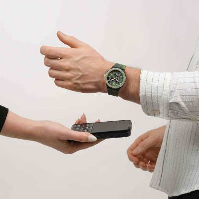 Orologio Swatch New Chrono Plastic SUSB109-6000 Midday camo Pay!